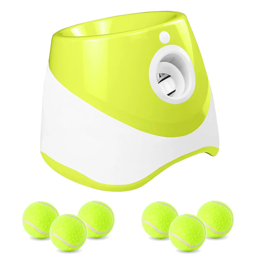 Dog Tennis Ball Launcher Dogs Chase Automatic Toys Automatic Fun Interactive Machine Fun Interactive Catapult Throw Rechargable - MeLife GloBazzar