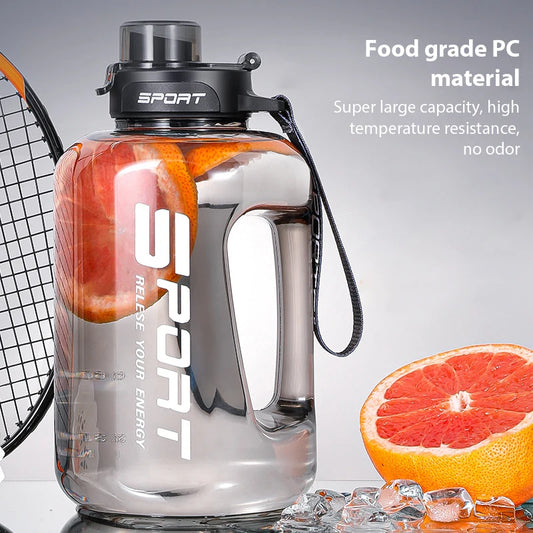 1.2L/1.7L/2.5L Big Belly Large Capacity Water Bottle for Sports