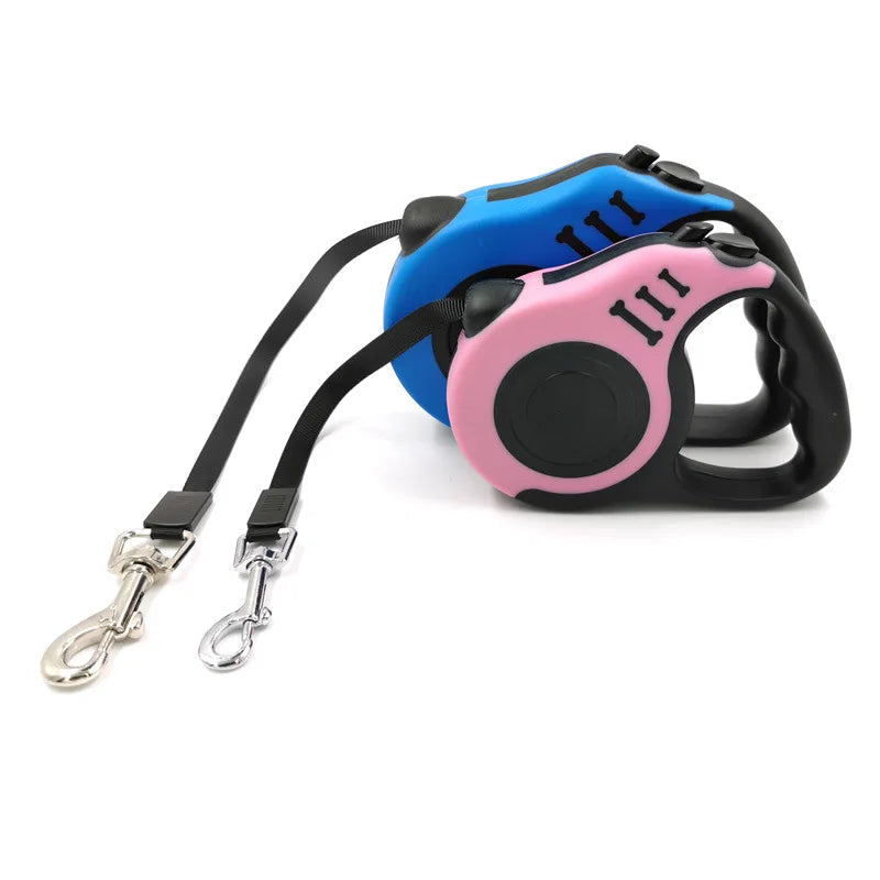3 Meters 5 Meters Retractable Dog Leash Pet Leash Traction Rope Belt Automatic Flexible Leash For Small Medium Large Dog Product - MeLife GloBazzar