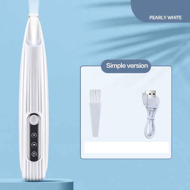 New Dog Paw Trimmer with LED Light Fully Waterproof Pet Hair Trimmer with LED Display Dog Clippers for Grooming 18mm Widen Blade - MeLife GloBazzar
