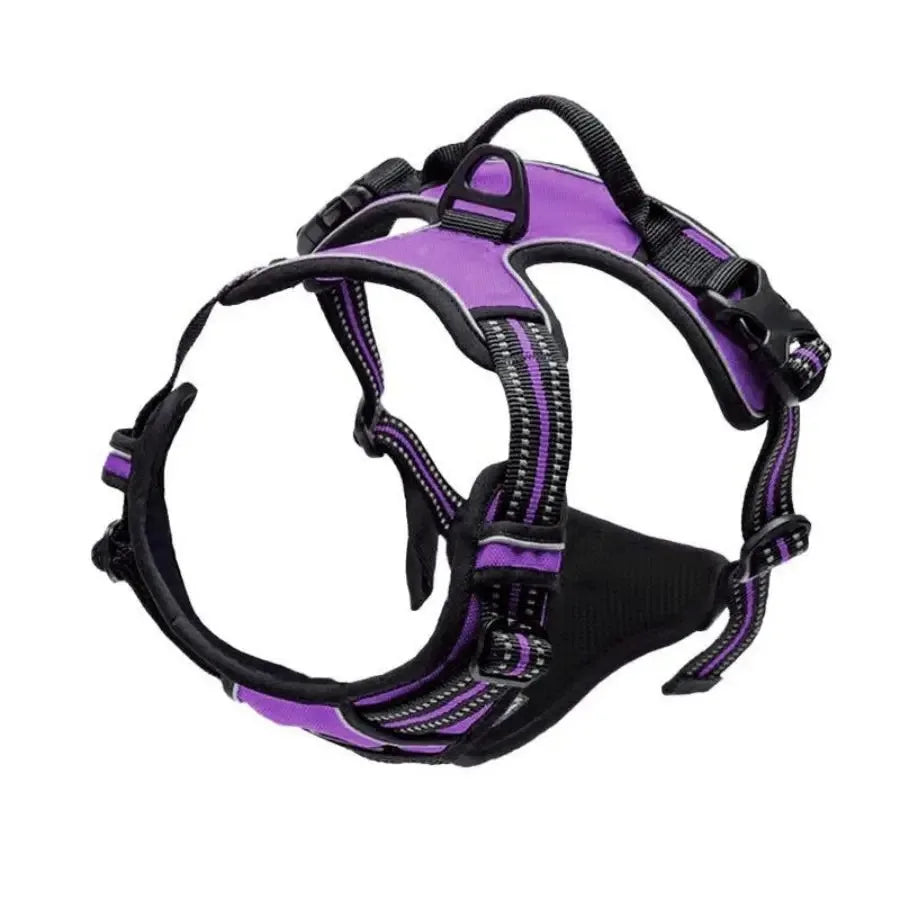 Dog Collars Harness Big Vests Leash Pet Shop Everything for Dogs Leather Puppy Accessories Medium Small Set - MeLife GloBazzar