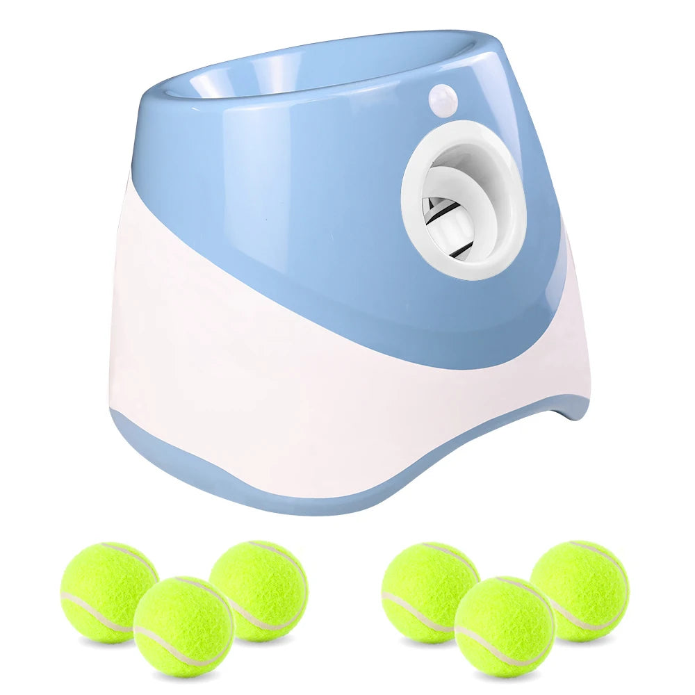 Dog Tennis Ball Launcher Dogs Chase Automatic Toys Automatic Fun Interactive Machine Fun Interactive Catapult Throw Rechargable - MeLife GloBazzar
