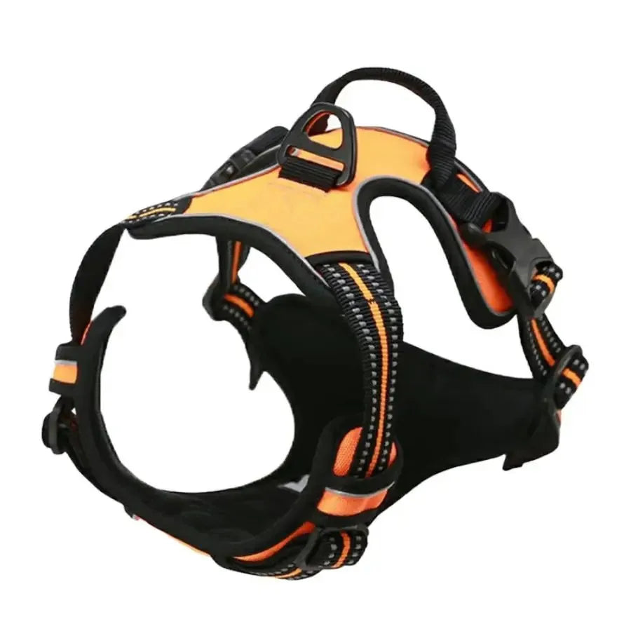 Dog Collars Harness Big Vests Leash Pet Shop Everything for Dogs Leather Puppy Accessories Medium Small Set - MeLife GloBazzar
