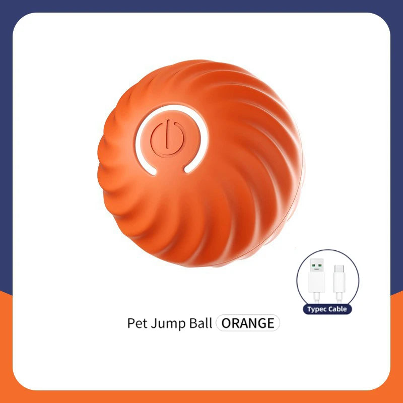 Smart Dog Toy Ball Electronic Interactive Pet Toy Moving Ball USB Automatic Moving Bouncing for Puppy Birthday Gift Cat Products - MeLife GloBazzar