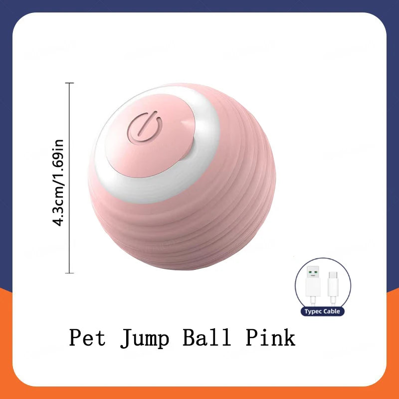 Smart Dog Toy Ball Electronic Interactive Pet Toy Moving Ball USB Automatic Moving Bouncing for Puppy Birthday Gift Cat Products - MeLife GloBazzar