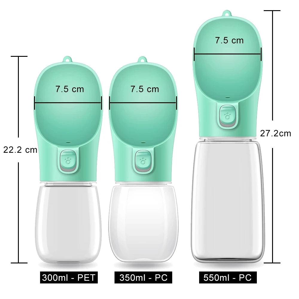Portable Dog Water Bottle For Small Large Dogs Cat Outdoor Leakproof Walking Drinking Bowls Chihuahua French Bulldog Supplies - MeLife GloBazzar