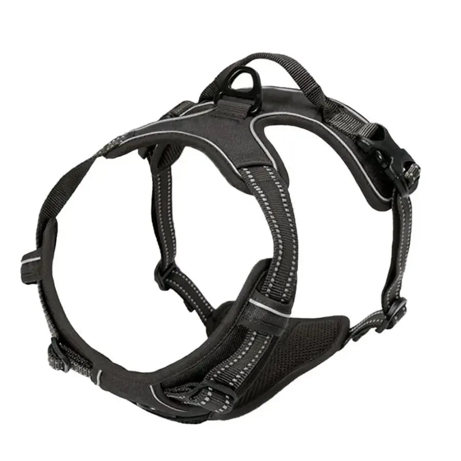Dog Collars Harness Big Vests Leash Pet Shop Everything for Dogs Leather Puppy Accessories Medium Small Set - MeLife GloBazzar